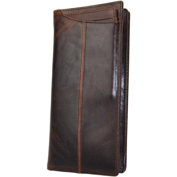 Mens Leather Zipper Pocket Business Card Case Holder Organizer Wallet Phone Case - Picture 8 of 8